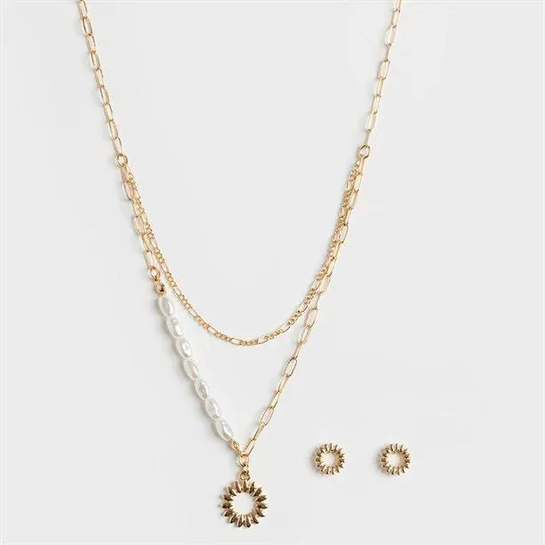 Set náhrdelníka a náušníc Sunflower