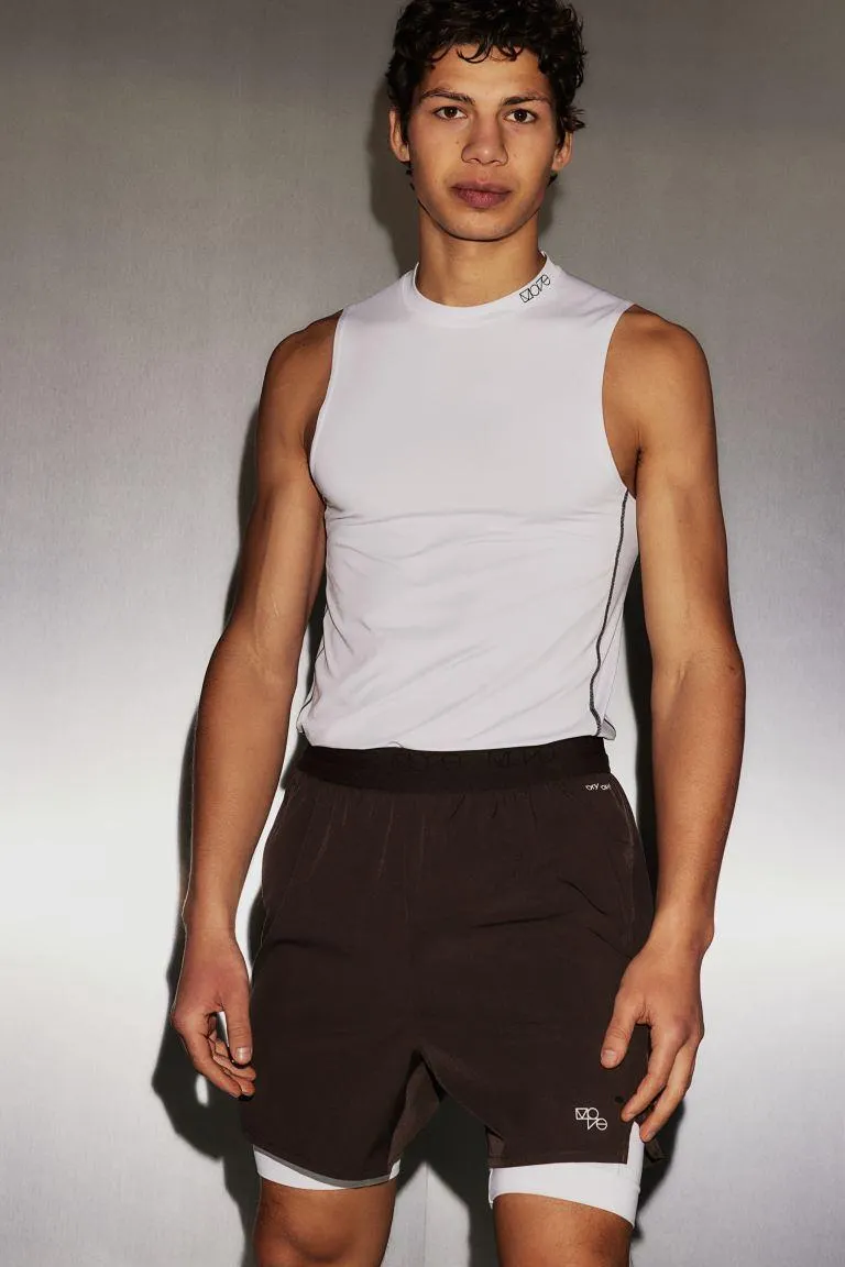 Pružné športové šortky 2 v 1 DryMove™