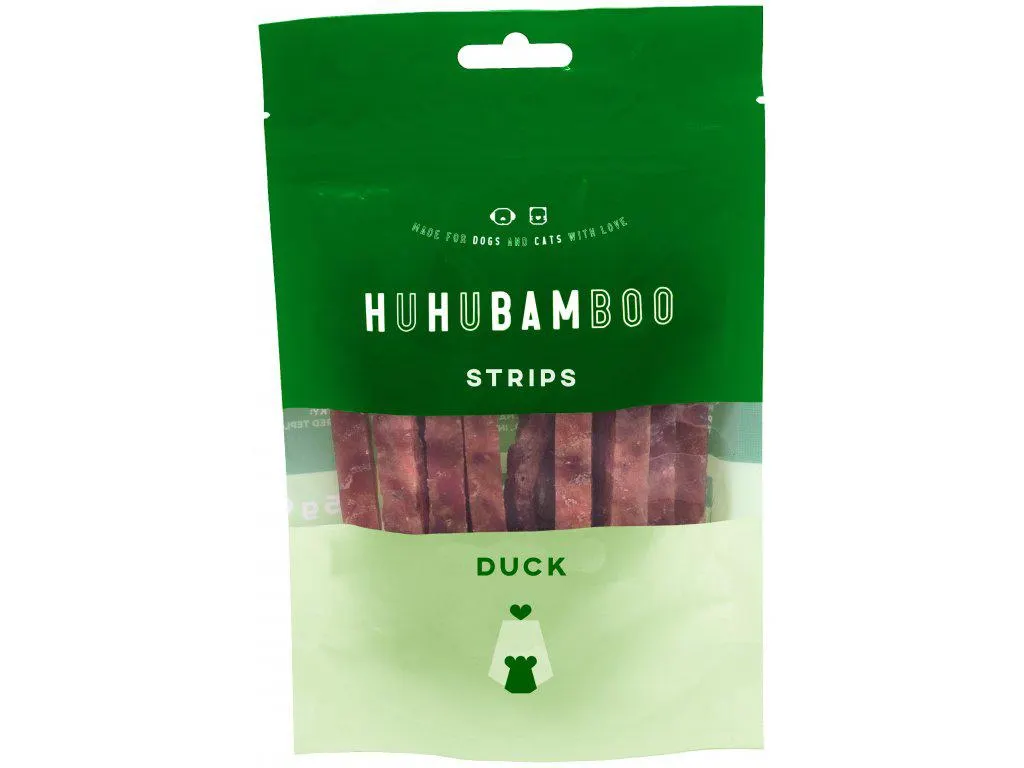 Huhubamboo kačacie prúžky 75g