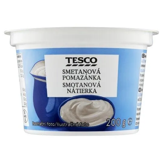 Tesco Smotanová nátierka 200 g