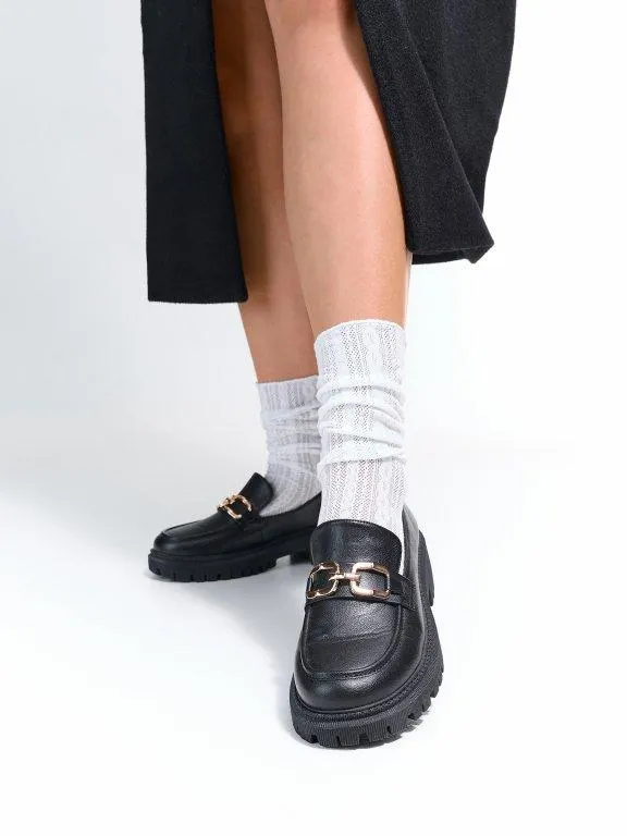 Mokasíny s řetězem