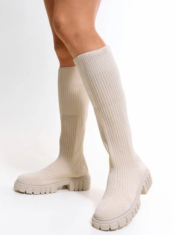Dámské vysoké holínky pod koleno