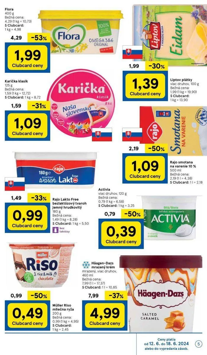 Leták: Tesco hypermarketi  od 14. júna do 18. júna 2024 - Prehľad Stránky 5