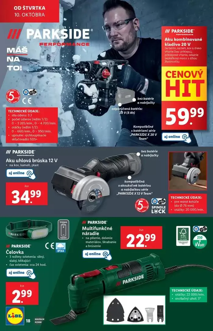 Leták: Platný od štvrtka 10. 10. 2024 od 10. októbra do 13. októbra 2024 - Prehľad Stránky 70