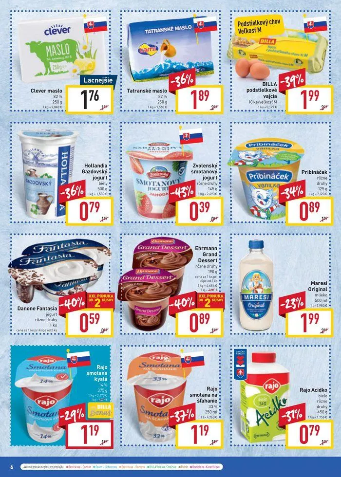 Leták: Akciová ponuka platí od utorka 7. 5. do 14. 5. 2024. od 7. mája do 14. mája 2024 - Prehľad Stránky 6