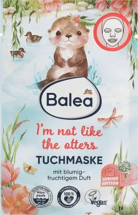 Textilná pleťová maska I'm not like the otters, 1 ks