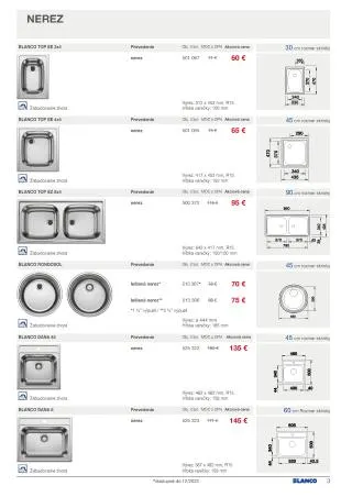 Leták: BLANCO akciová ponuka od 1. septembra do 31. decembra 2023 - Prehľad Stránky 3