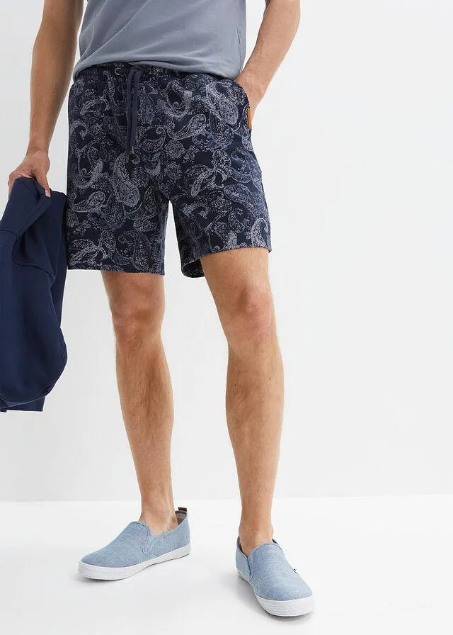 Pantaloni scurţi cu print paisley