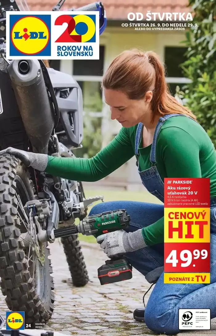 Leták: Platný od pondelka 23. 09. 2024 od 23. septembra do 29. septembra 2024 - Prehľad Stránky 75