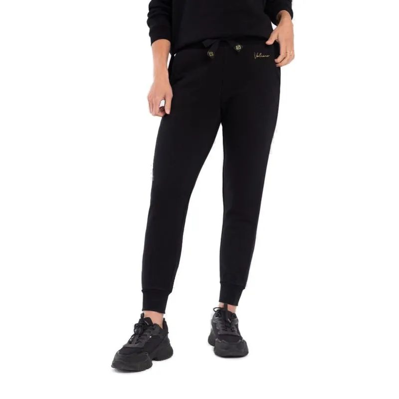 Női nadrágok VOLCANO-N-VENIS-700-BLACK