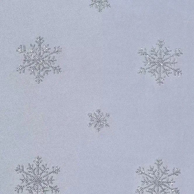 Obrus Glitter hviezdičky biela 140x300 cm