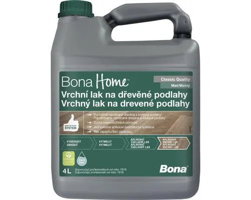 Vrchný lak na drevo Bona HOME matný 4 l