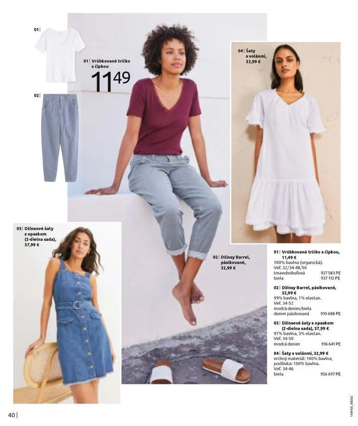 Leták: BonPrix Dovolenka VolÁ od 14. mája do 13. augusta 2024 - Prehľad Stránky 42