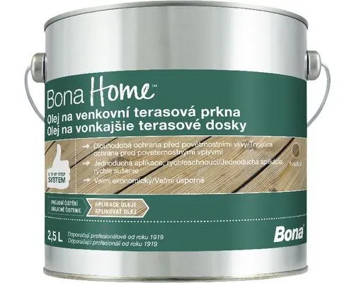 Bona HOME olej na vonkajšie dosky 2,5l