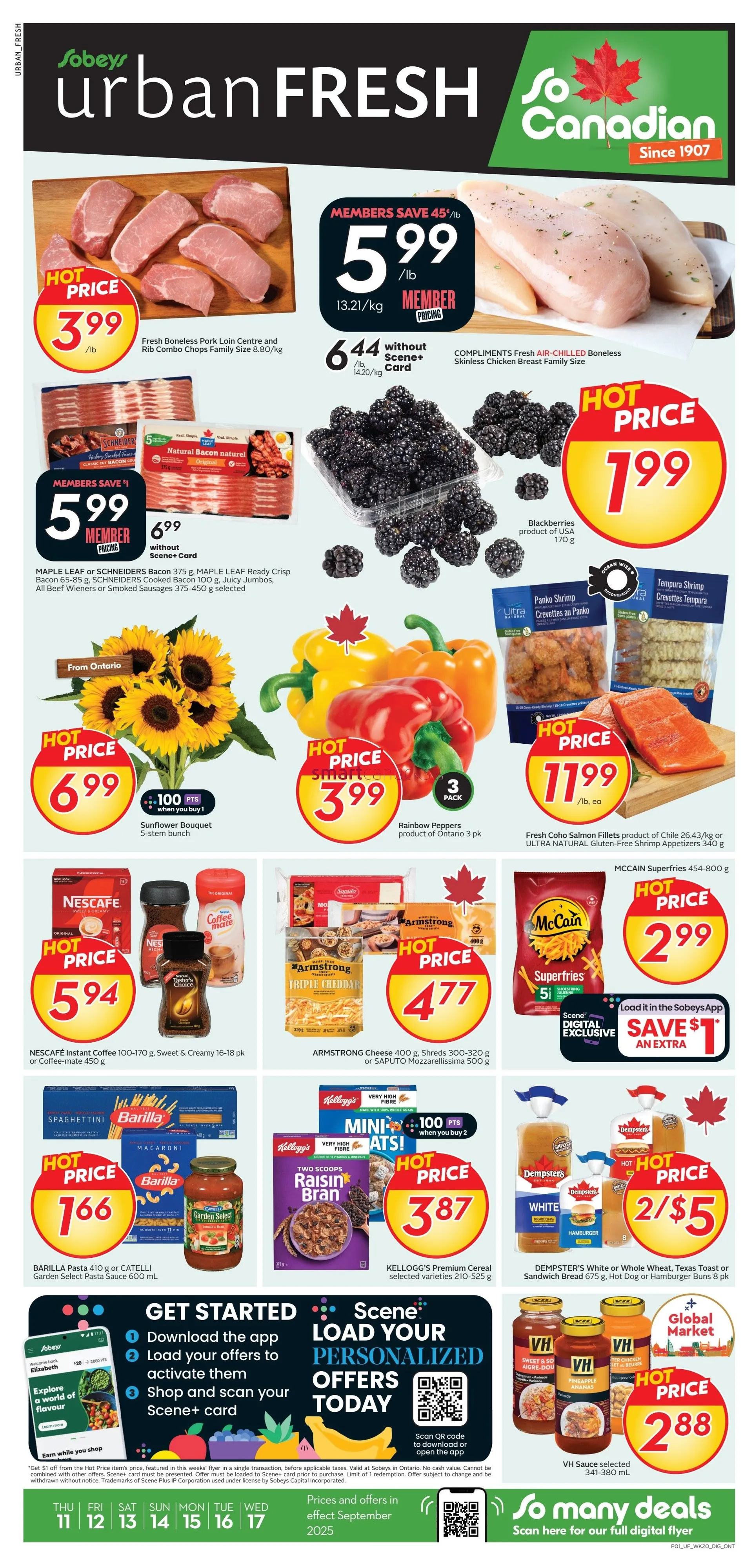 Sobeys Sales from September 11 to September 17 2025 - flyer page 1