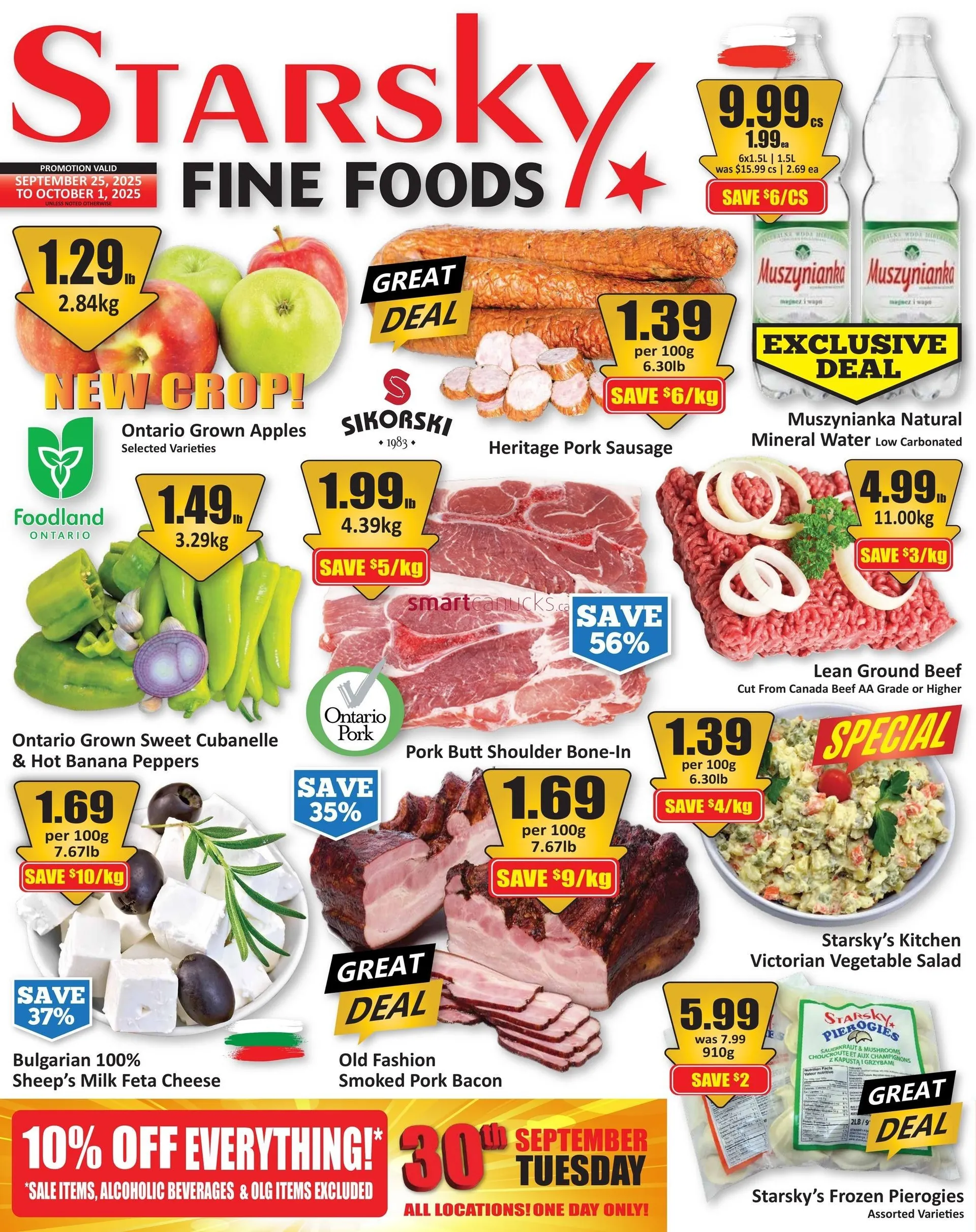 Starsky Sales from September 25 to October 1 2025 - flyer page 1