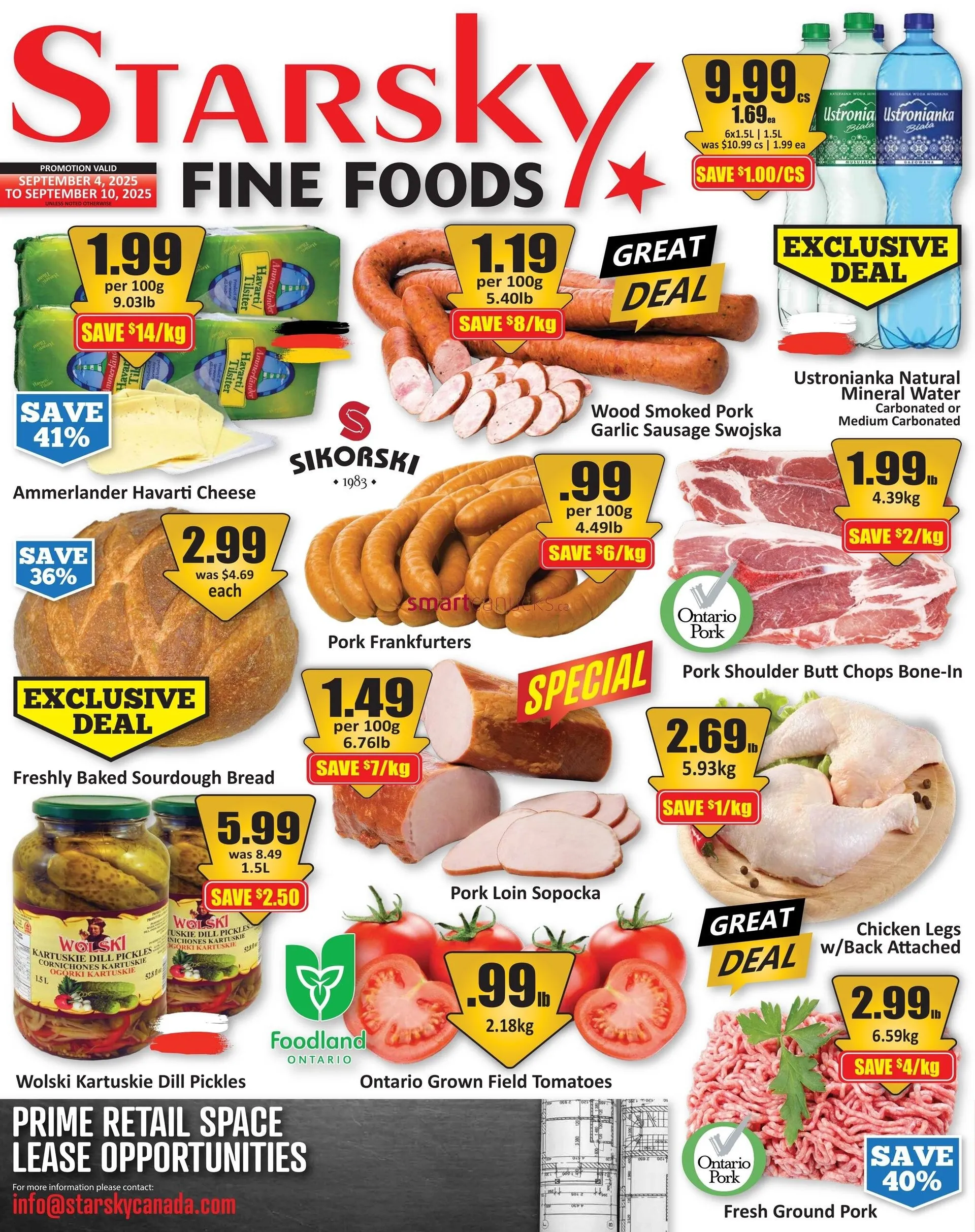 Starsky Sales from September 4 to September 10 2025 - flyer page 1