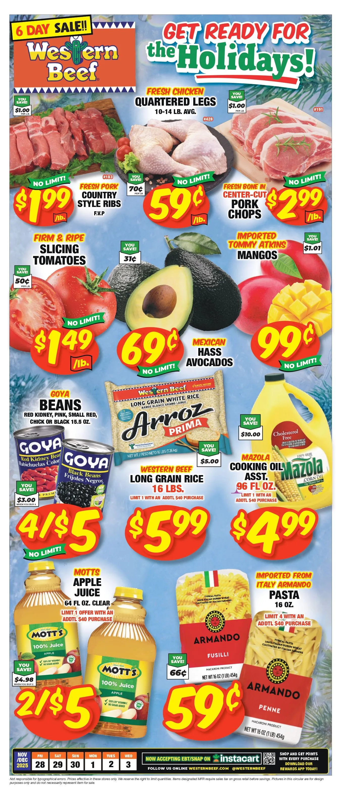 Weekly ad Western Beef Sales from November 28 to December 3 2025 - Page 