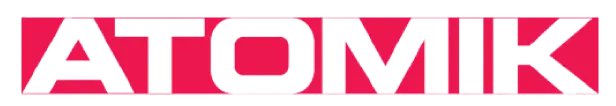 Atomik logo de catálogo