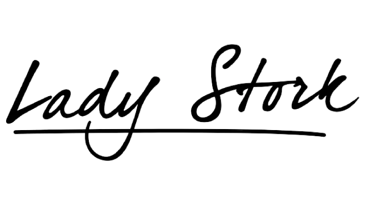 Lady Stork logo de catálogo