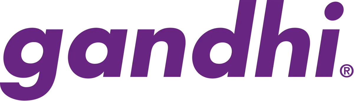 Gandhi logo de catálogo