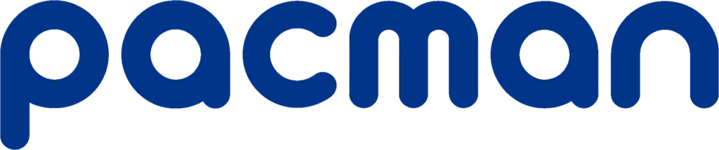 Pacman logo de catálogo