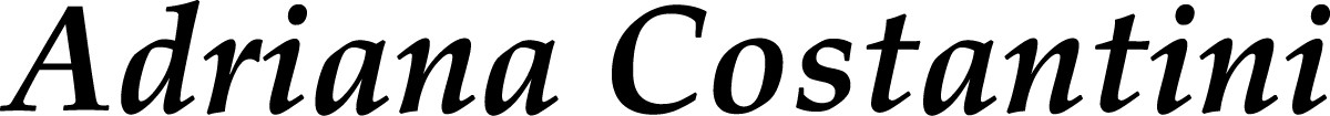 Adriana Costantini logo de catálogo