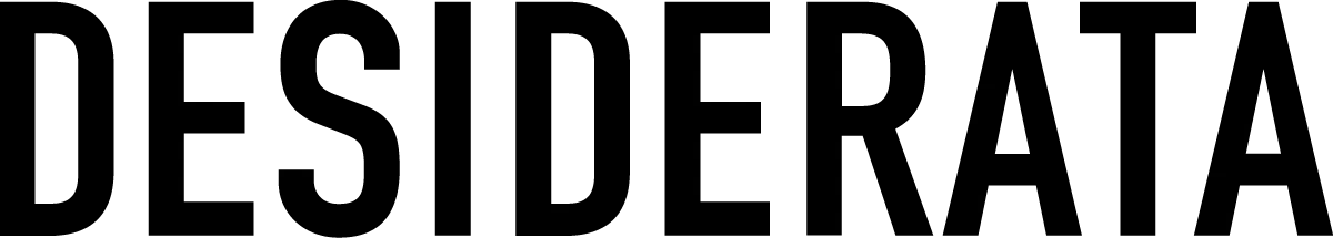 Desiderata logo de catálogo