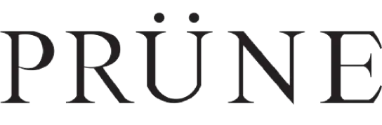 PRÜNE logo de catálogo