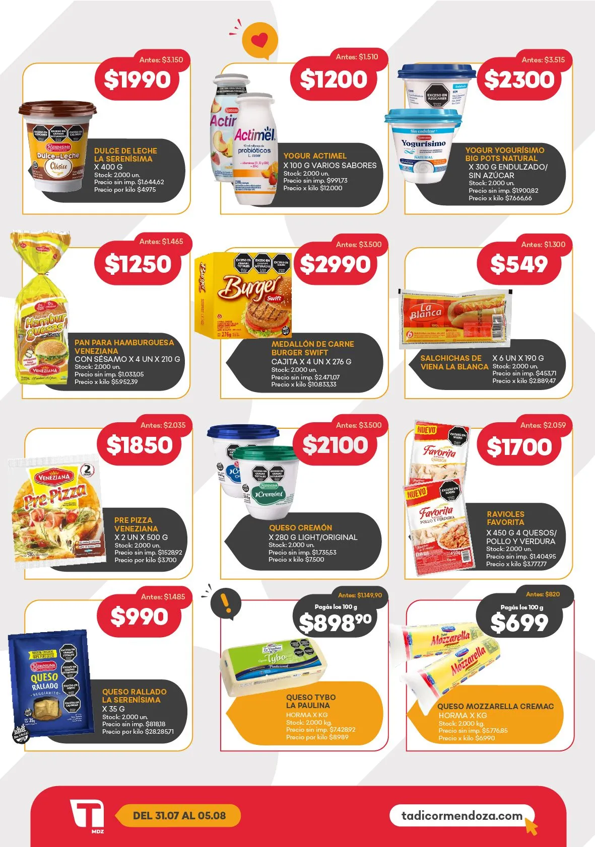 Ofertas de Ofertas Supermercados Tadicor 31 de julio al 5 de agosto 2025 - Página 5 del catálogo