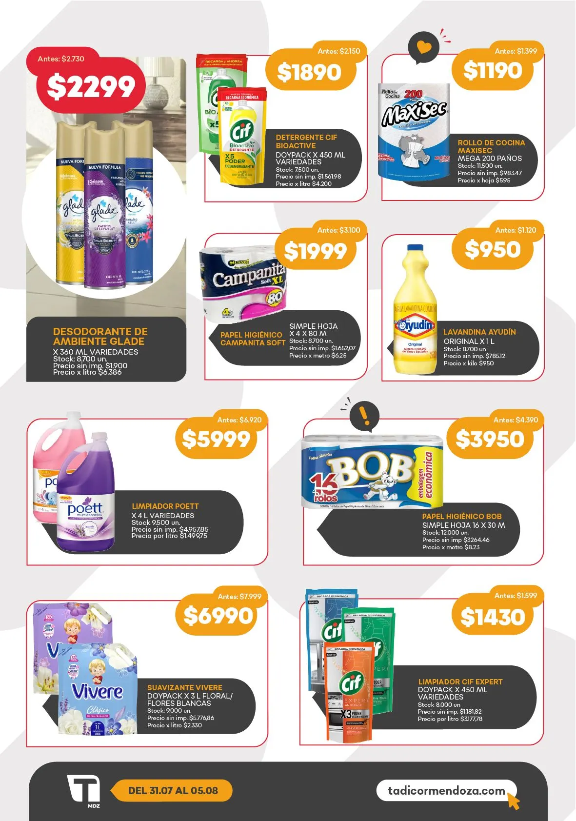 Ofertas de Ofertas Supermercados Tadicor 31 de julio al 5 de agosto 2025 - Página 6 del catálogo