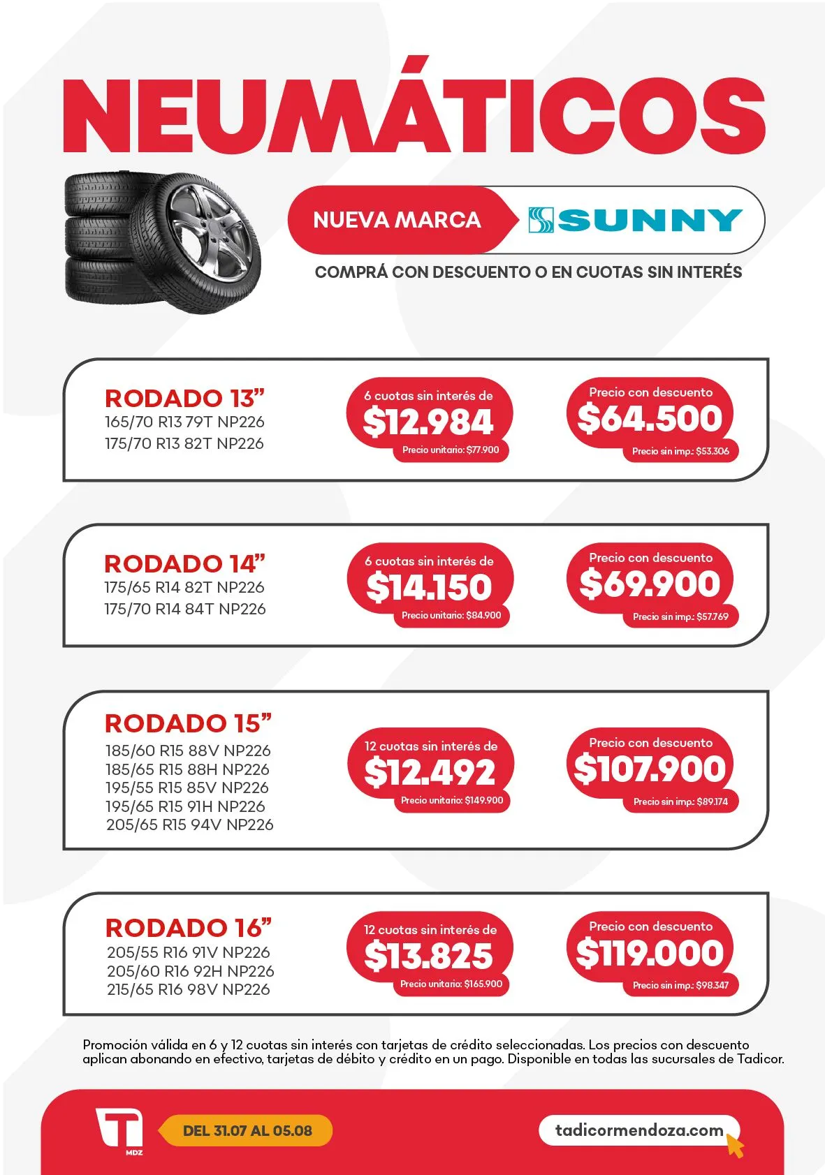 Ofertas de Ofertas Supermercados Tadicor 31 de julio al 5 de agosto 2025 - Página 9 del catálogo
