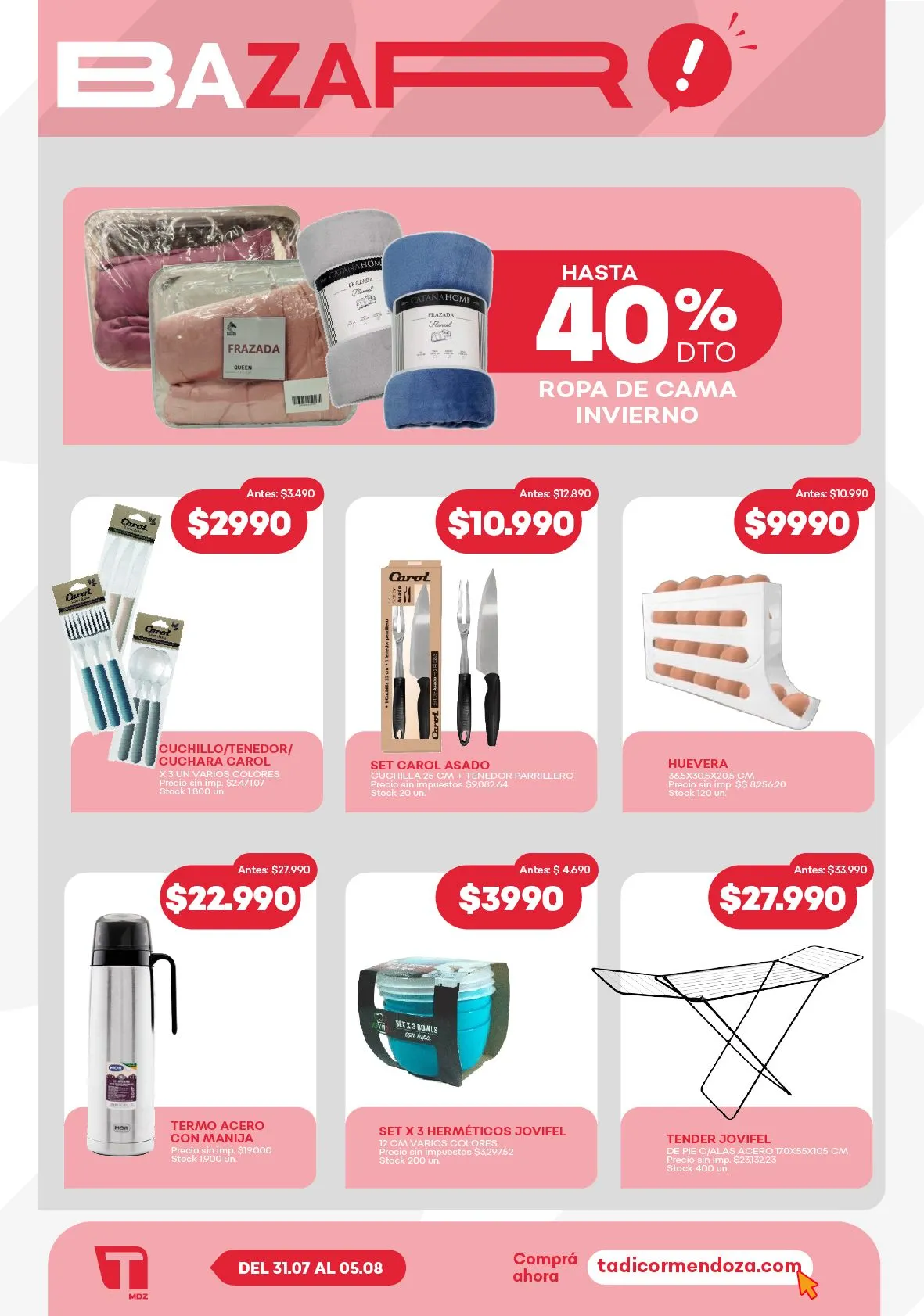 Ofertas de Ofertas Supermercados Tadicor 31 de julio al 5 de agosto 2025 - Página 10 del catálogo