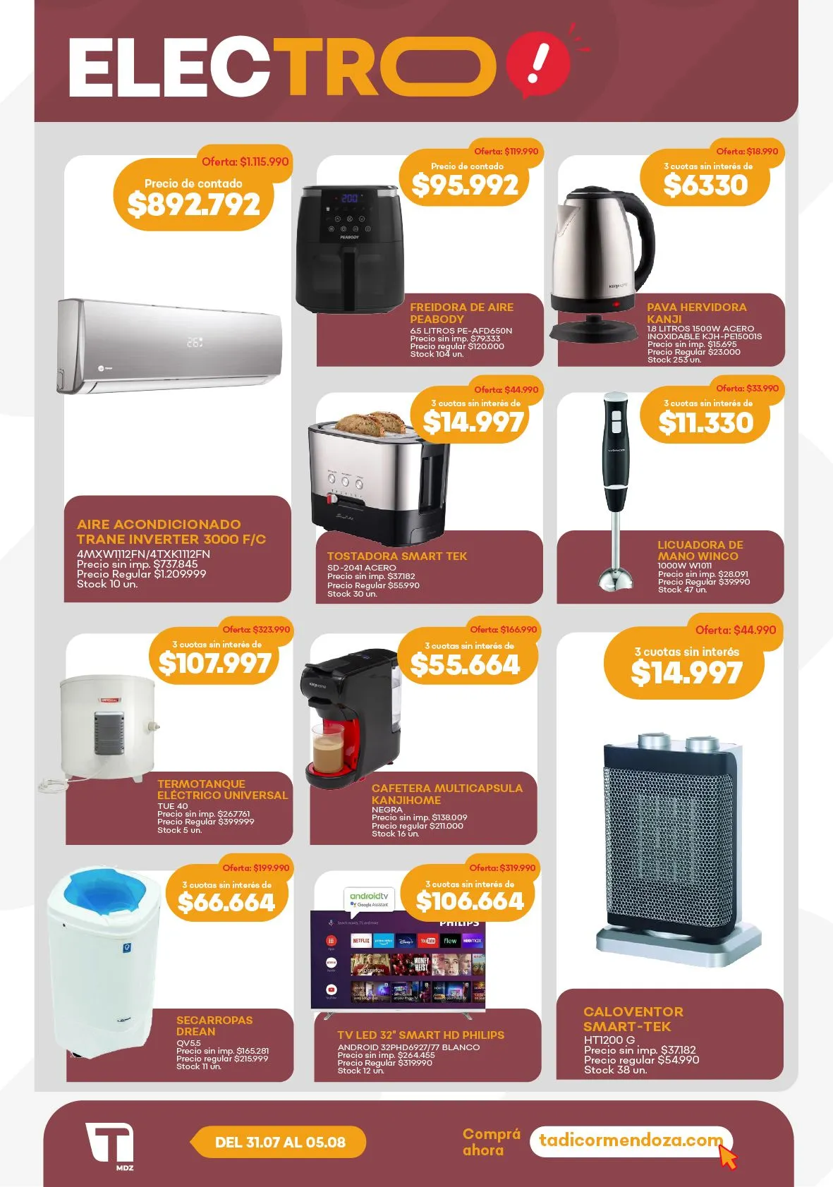 Ofertas de Ofertas Supermercados Tadicor 31 de julio al 5 de agosto 2025 - Página 11 del catálogo