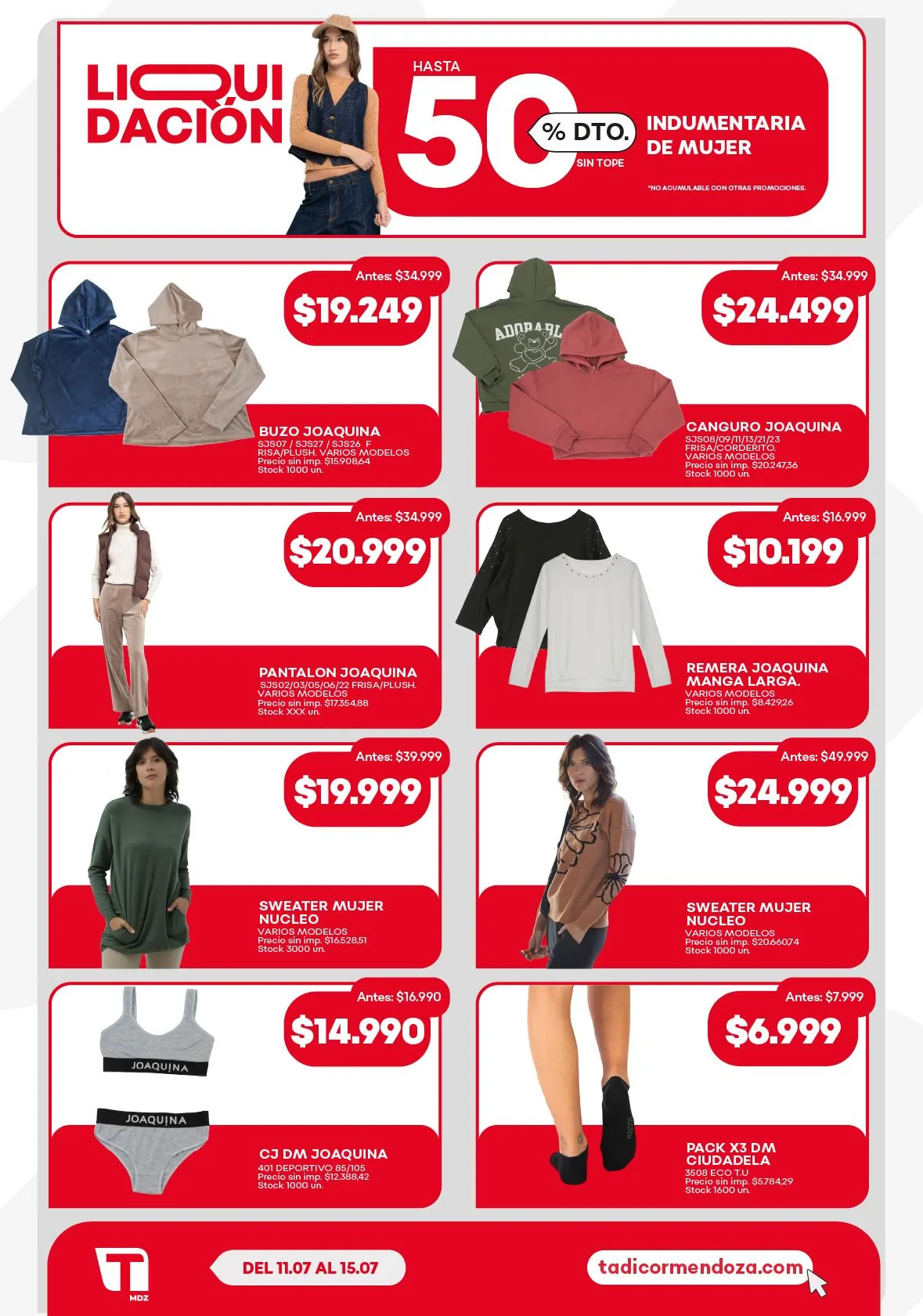 Ofertas de Supermercados Tadicor Ofertas 11 de julio al 17 de julio 2025 - Página 11 del catálogo