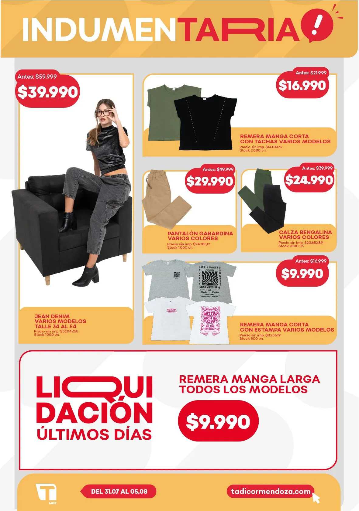 Ofertas de Ofertas Supermercados Tadicor 31 de julio al 5 de agosto 2025 - Página 12 del catálogo