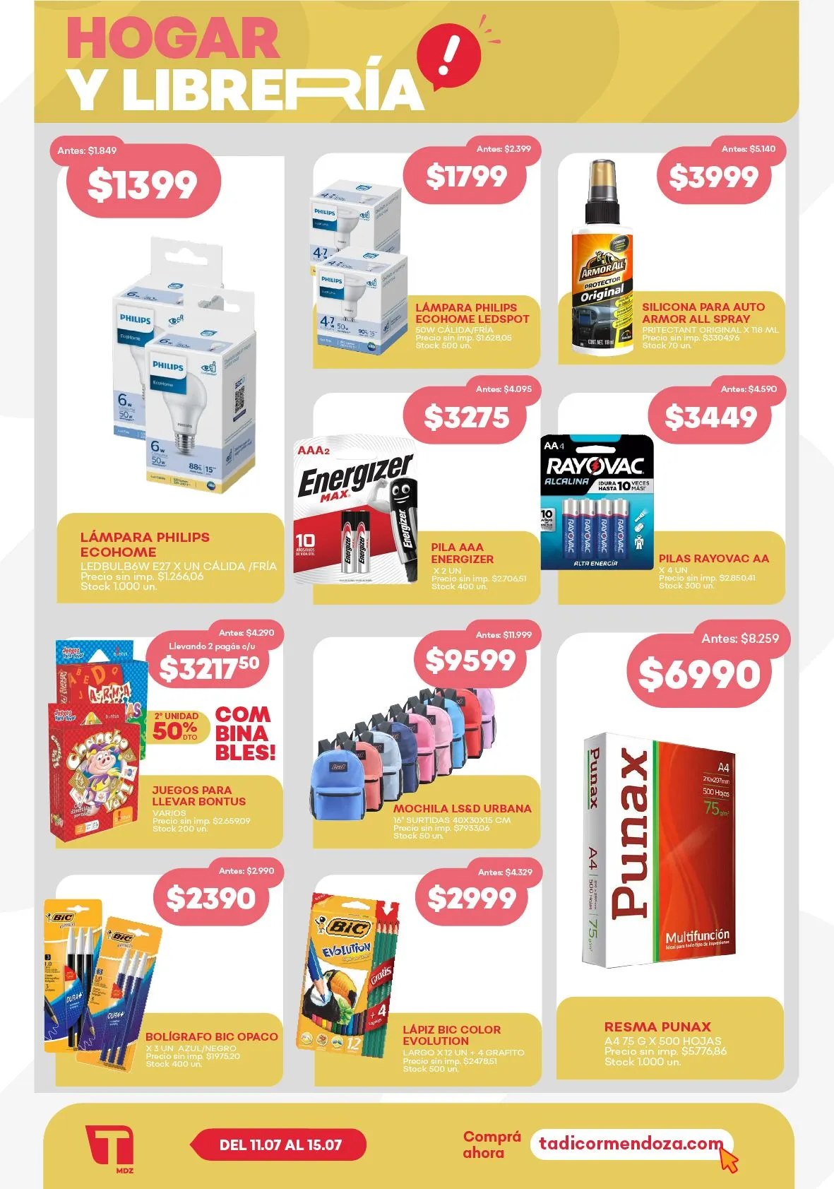 Ofertas de Supermercados Tadicor Ofertas 11 de julio al 17 de julio 2025 - Página 8 del catálogo