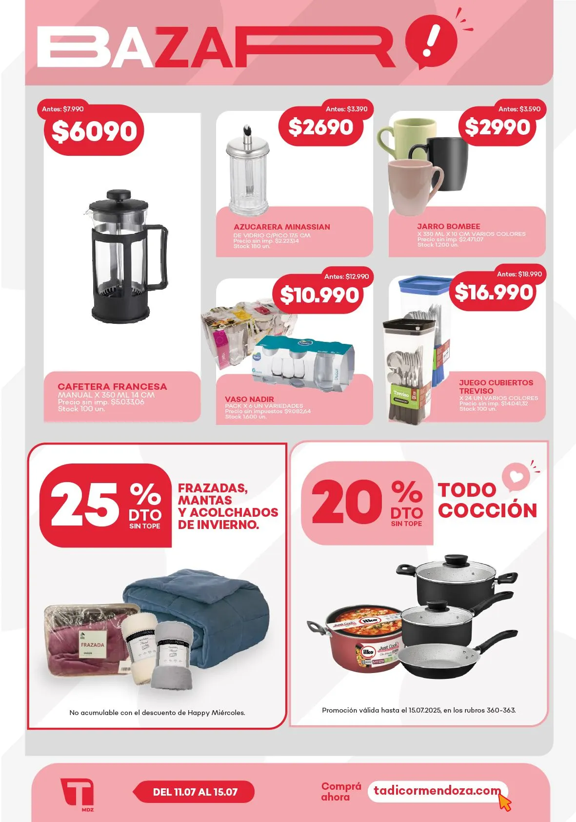 Ofertas de Supermercados Tadicor Ofertas 11 de julio al 17 de julio 2025 - Página 9 del catálogo