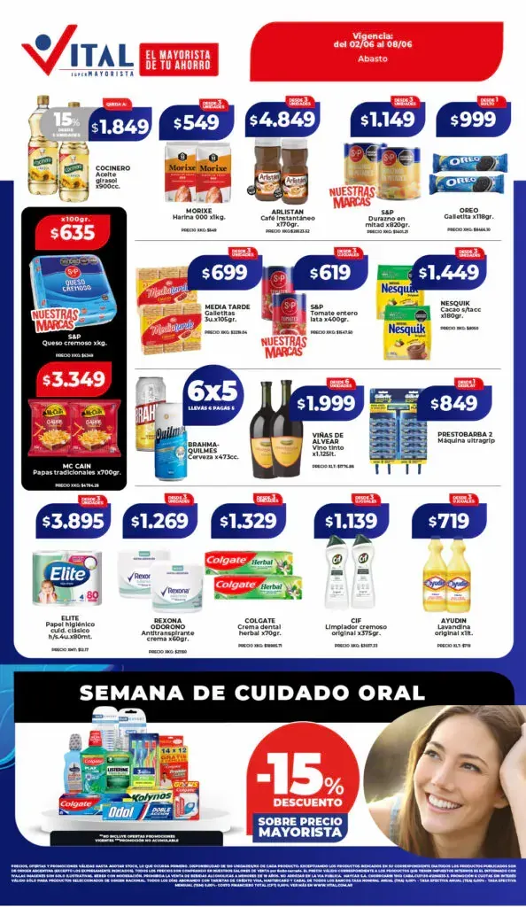 Ofertas de Ofertas de la semana Vital 2 de junio al 8 de junio 2025 - Página 1 del catálogo