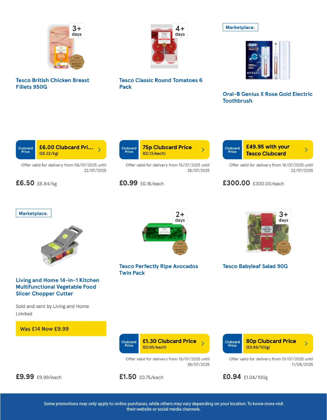 Flyer from 18 July to 6 August 2025 - Catalogue Page 3