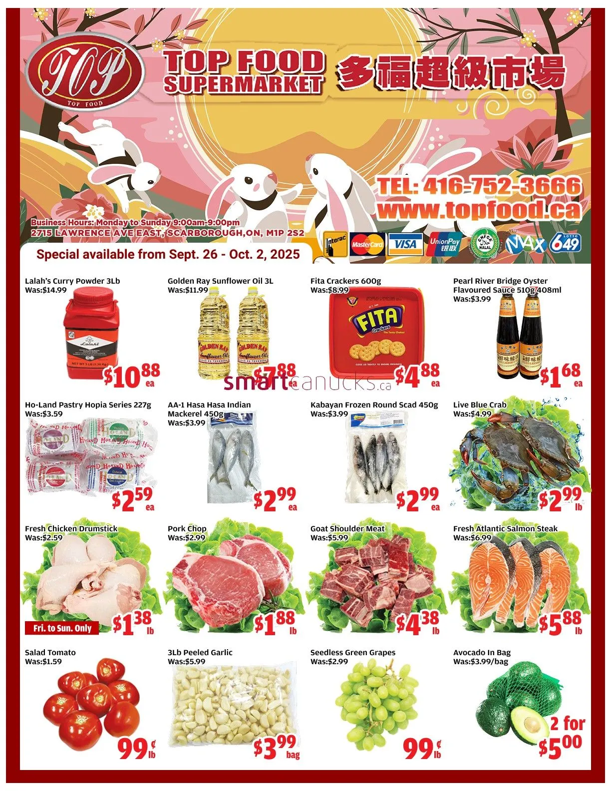 Top Food Supermarket Sales from September 26 to October 2 2025 - flyer page 1