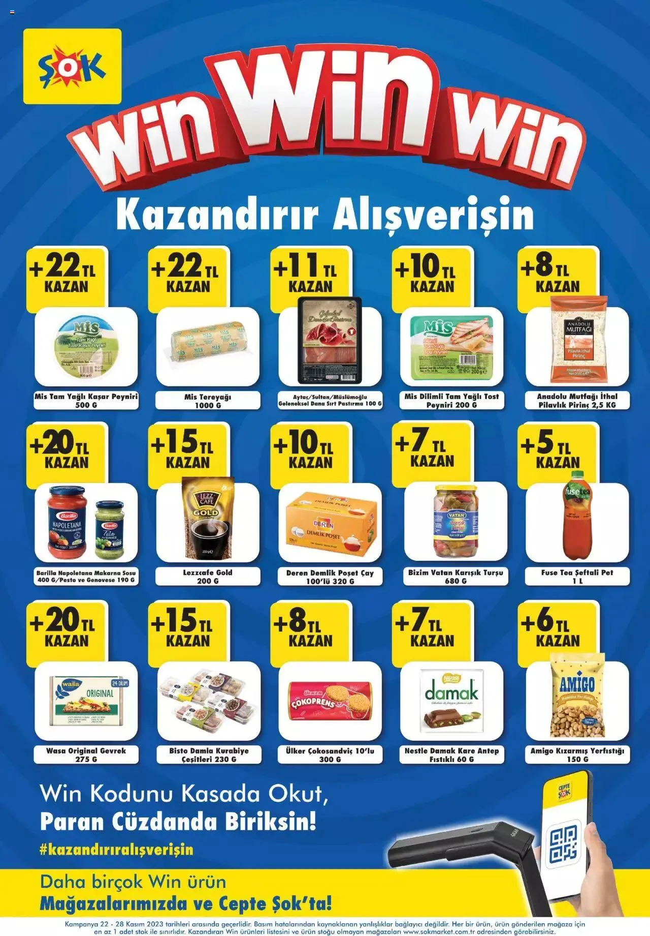 Katalog Şok Market Katalog 22 Kasım - 28 Kasım 2023 - aktüel Sayfa 1