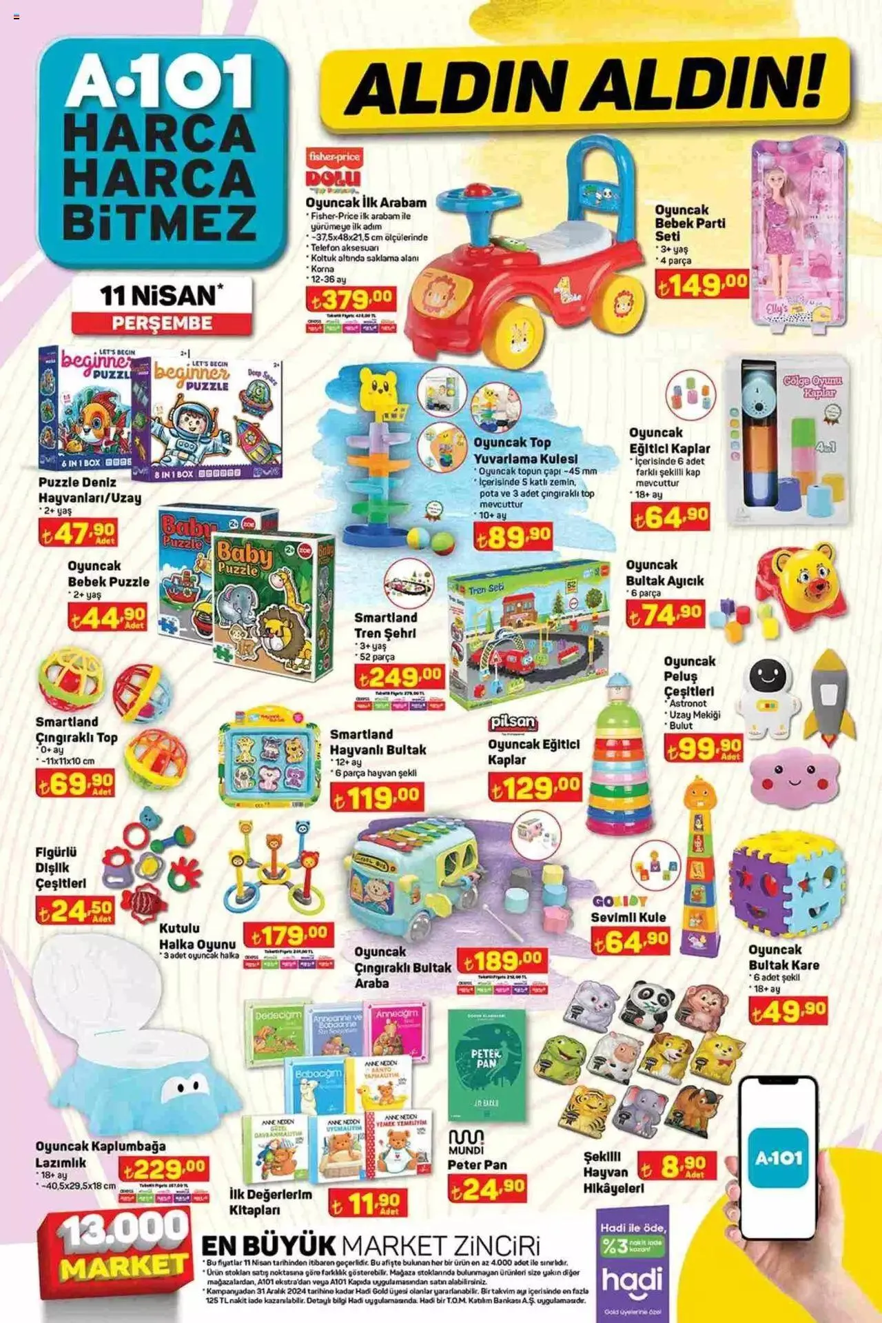 Katalog A101 Aldin Aldin! 11 Nisan - 31 Aralık 2024 - aktüel Sayfa 11