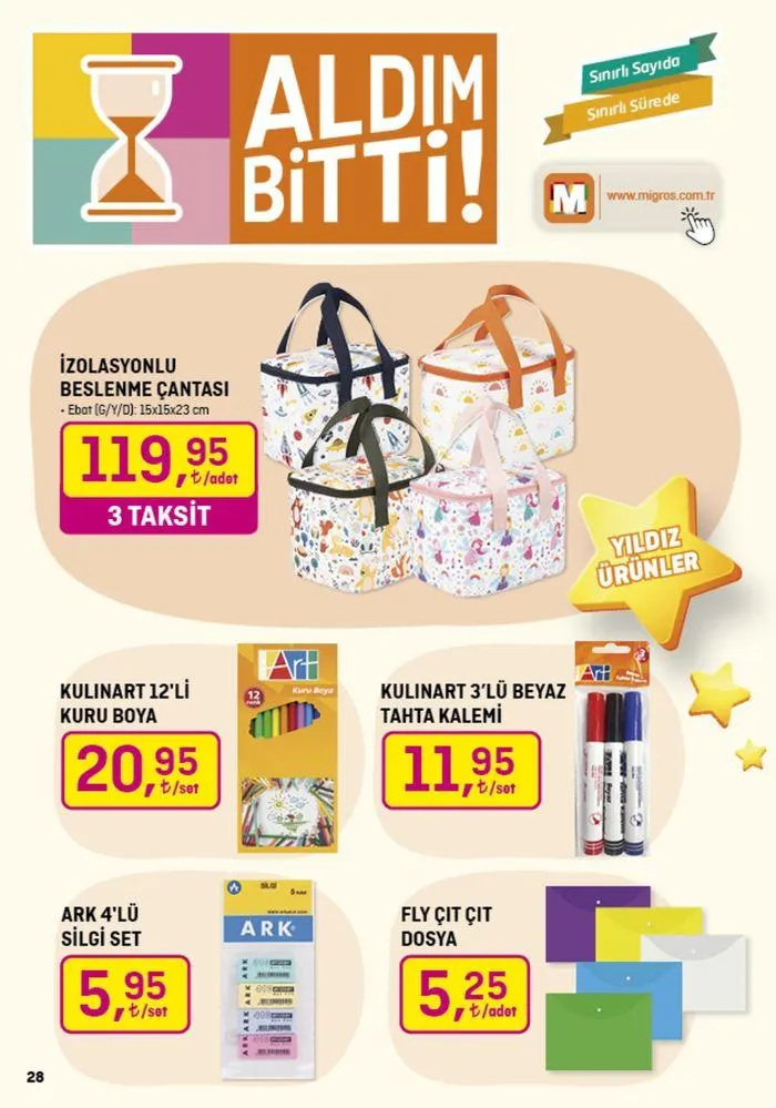 Katalog Migros katalog 29 Ağustos - 11 Eylül 2024 - aktüel Sayfa 111