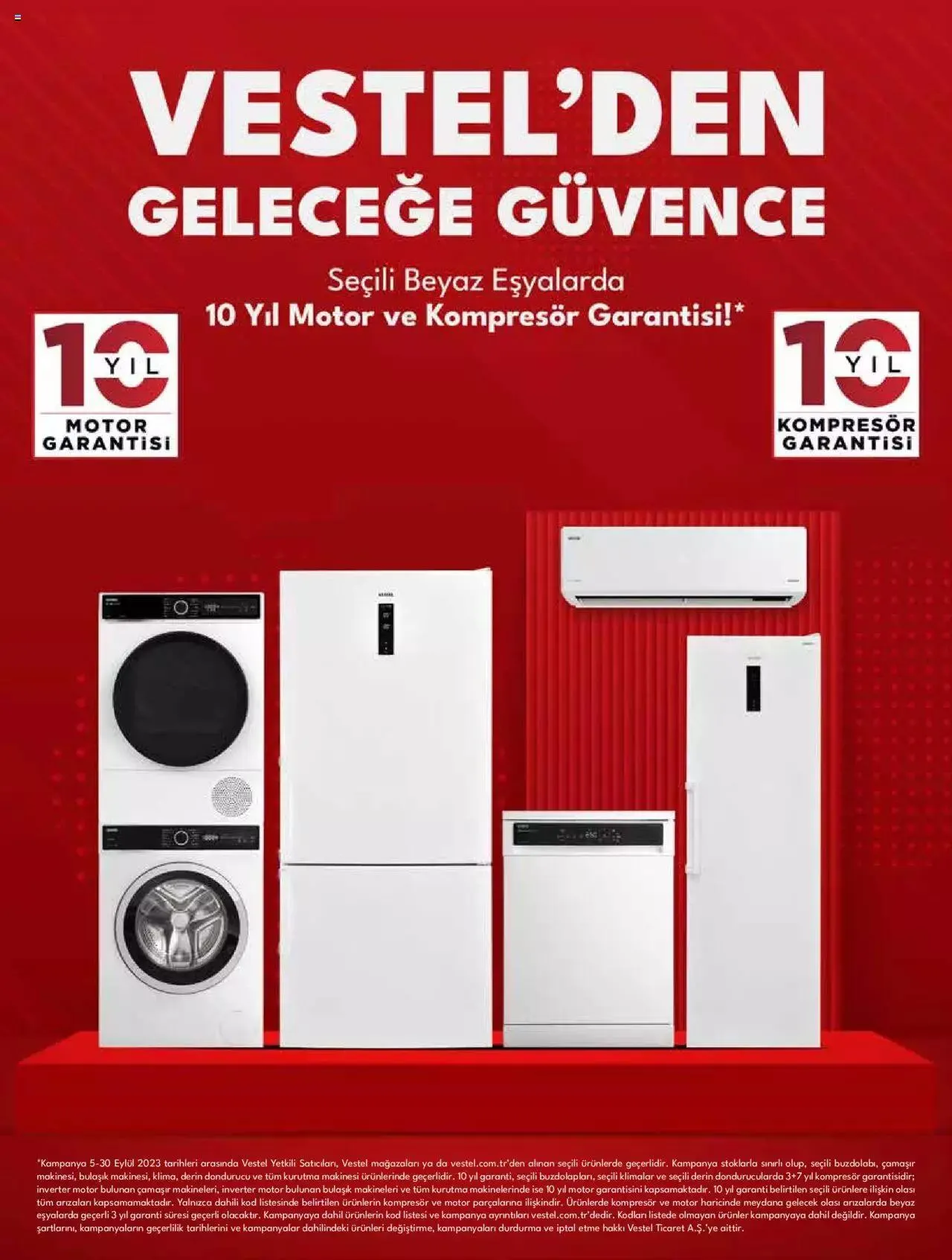 Katalog Vestel - Beyaz Eşya 5 Eylül - 30 Eylül 2023 - aktüel Sayfa 8