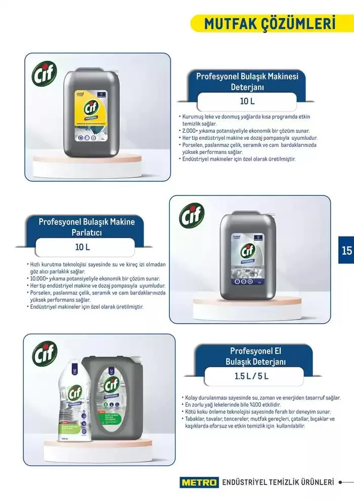Katalog Endüstriyel Temizlik Ürünleri 7 Şubat - 31 Aralık 2025 - aktüel Sayfa 15