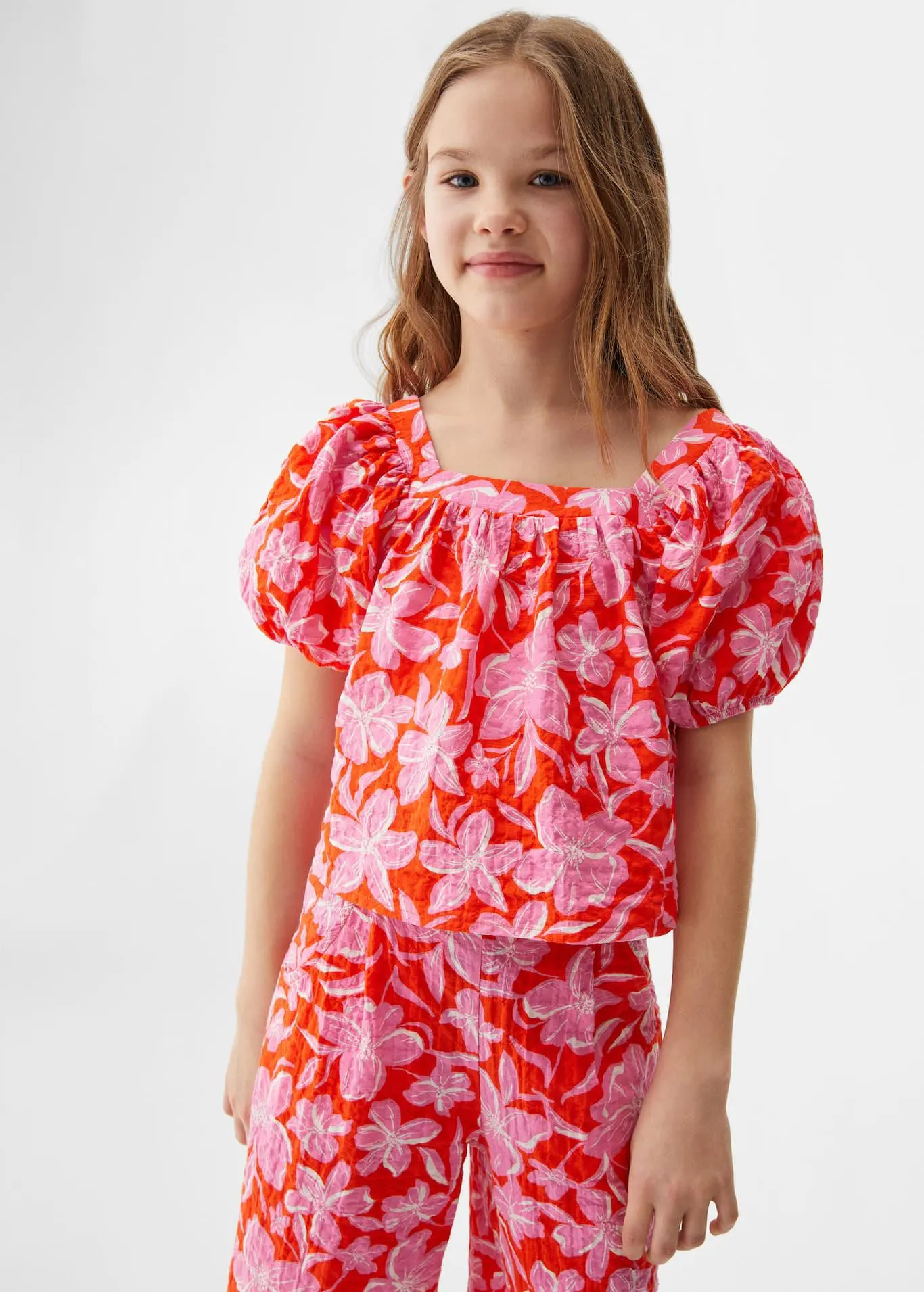 Çiçek desenli bluz