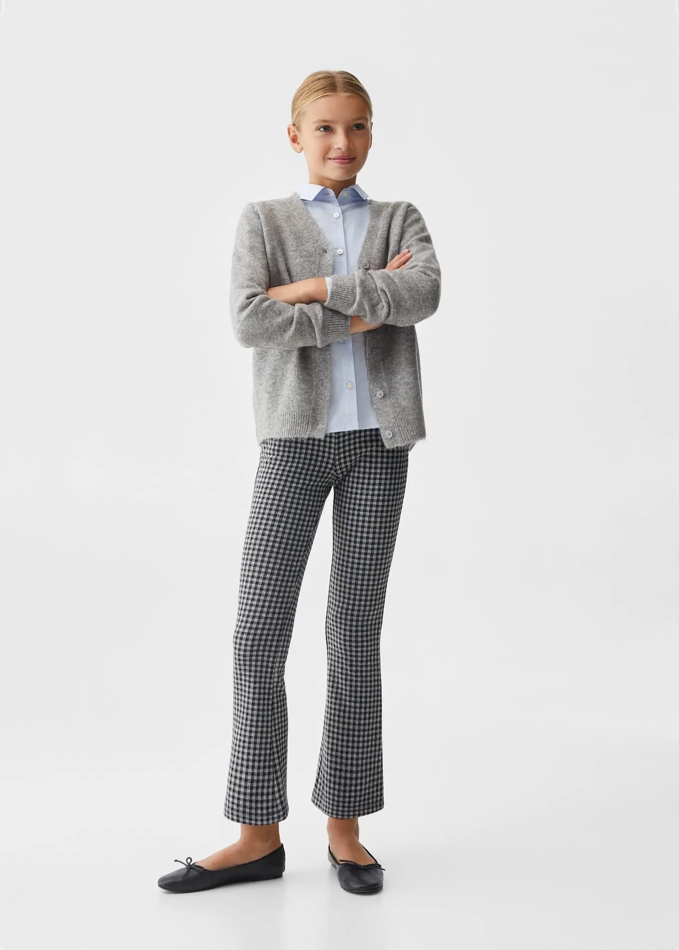 Micro pied-de-poule legging