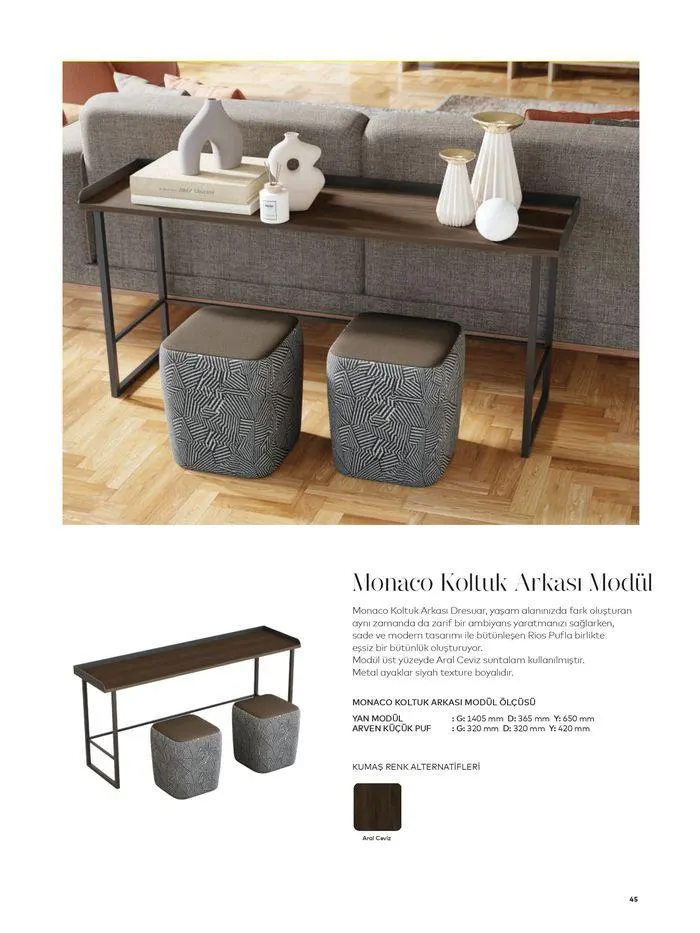 Katalog SEHPA VE PUFLAR KATALOĞU 23 Ocak - 31 Aralık 2024 - aktüel Sayfa 45