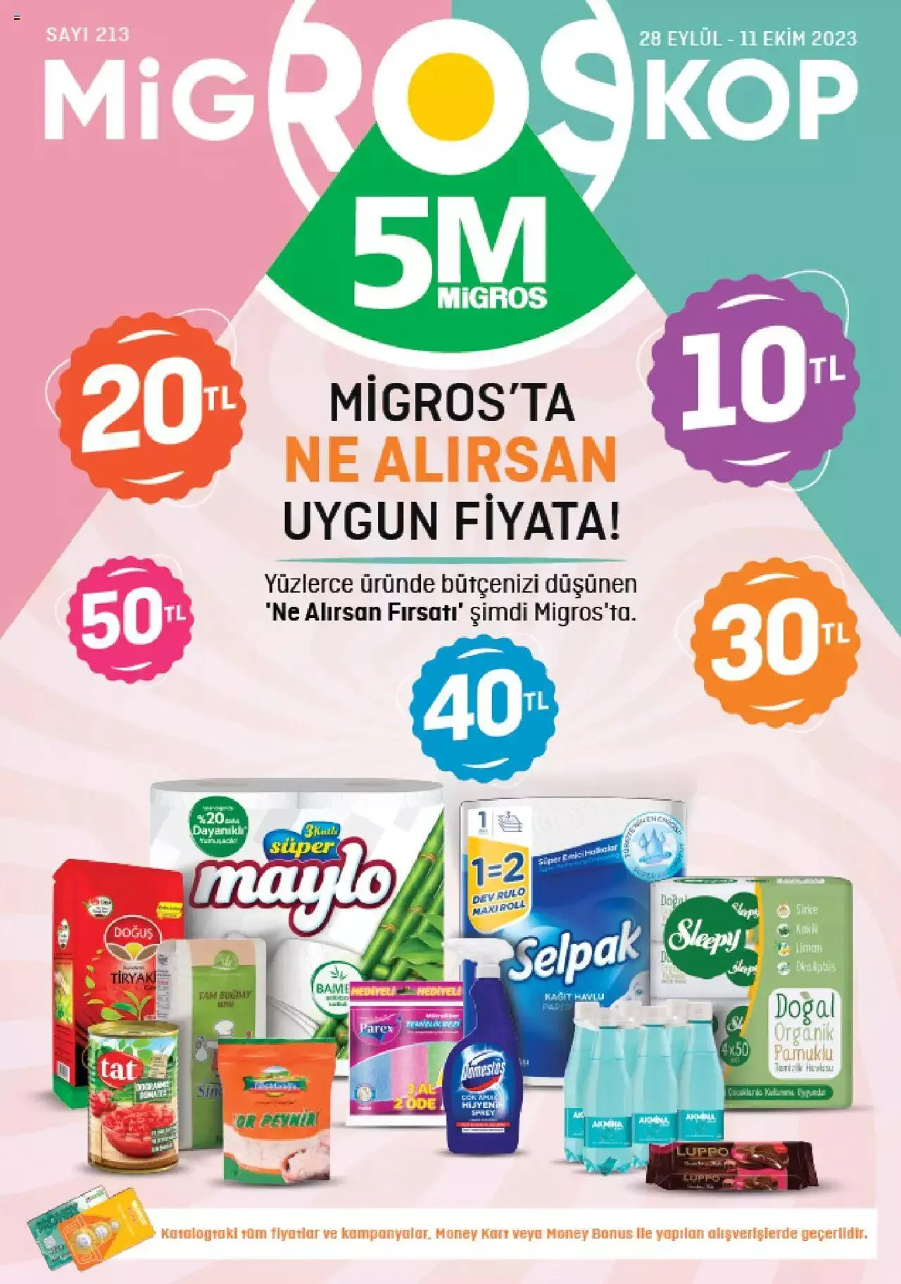 Katalog Migros Katalog - 5M Migroskop 28 Eylül - 11 Ekim 2023 - aktüel Sayfa 1